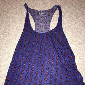 Mudd Racerback Flowy Tank Top